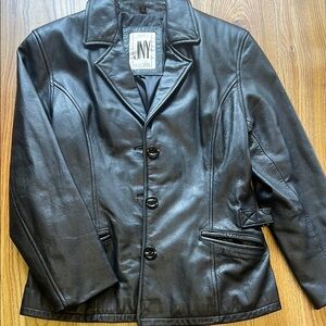 Black Leather Jacket for Women